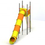 Roto Straight Tube Slide 9Ft