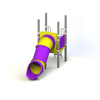 ROTO STRAIGHT TUBE SLIDE 3' FT HT | Slides | SignaturePLAY | Playground Equipment