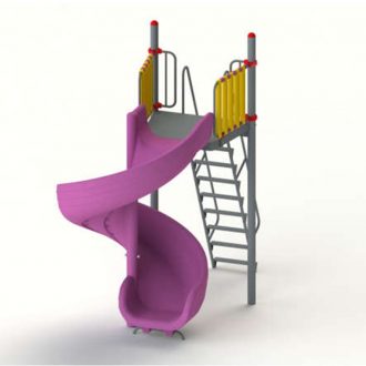roto_spiral_slide_7ft | Slides | PLAYTime | Playground Equipment